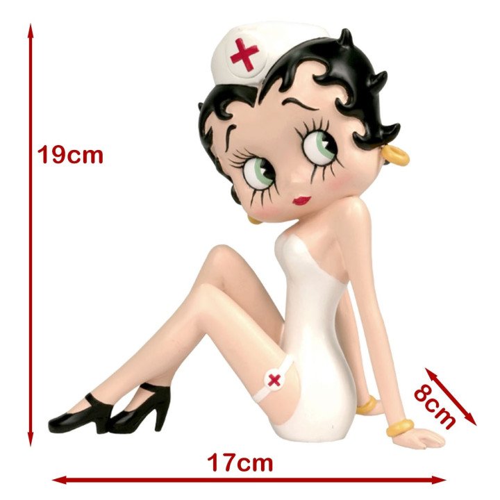 Betty Boop Sitting Nurse Figure | Collectible