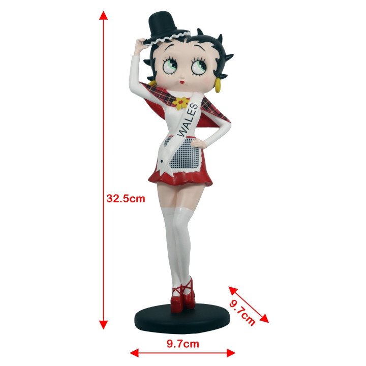 Betty Boop Wales Costume Figure | Collectible Gift