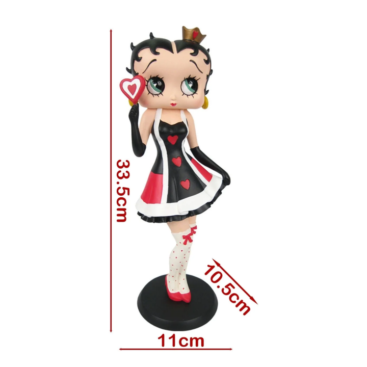 Betty Boop Queen Of Hearts Figure | Collectible Gift