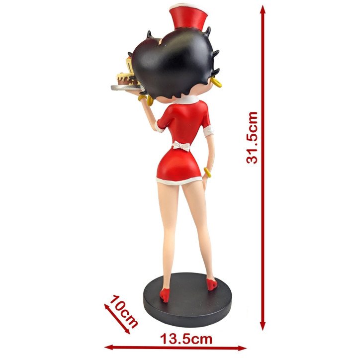 Betty Boop Diner Waitress Red Figure | Collectible