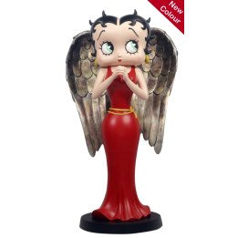 Betty Boop Angel Red Robe Antique Gold Wings