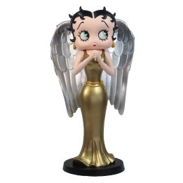 Betty Boop Angel Silver Wings & Gold Dress Figure