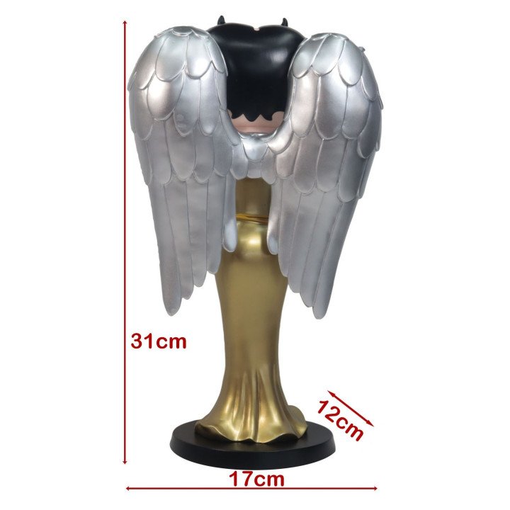 Betty Boop Angel Silver Wings & Gold Dress Figure