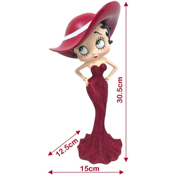 Betty Boop Madame Red Dress Figure | Collectible