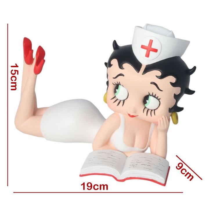 Betty Boop Nurse Lying Down Figure | Collectible