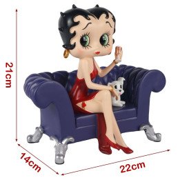 Betty Boop On Settee Figure | Collectible Gift