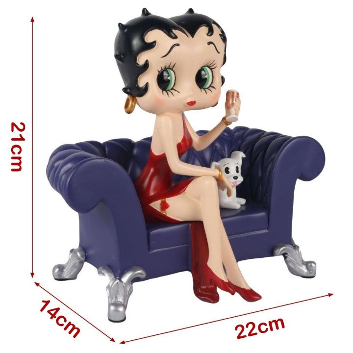 Betty Boop On Settee Figure | Collectible Gift
